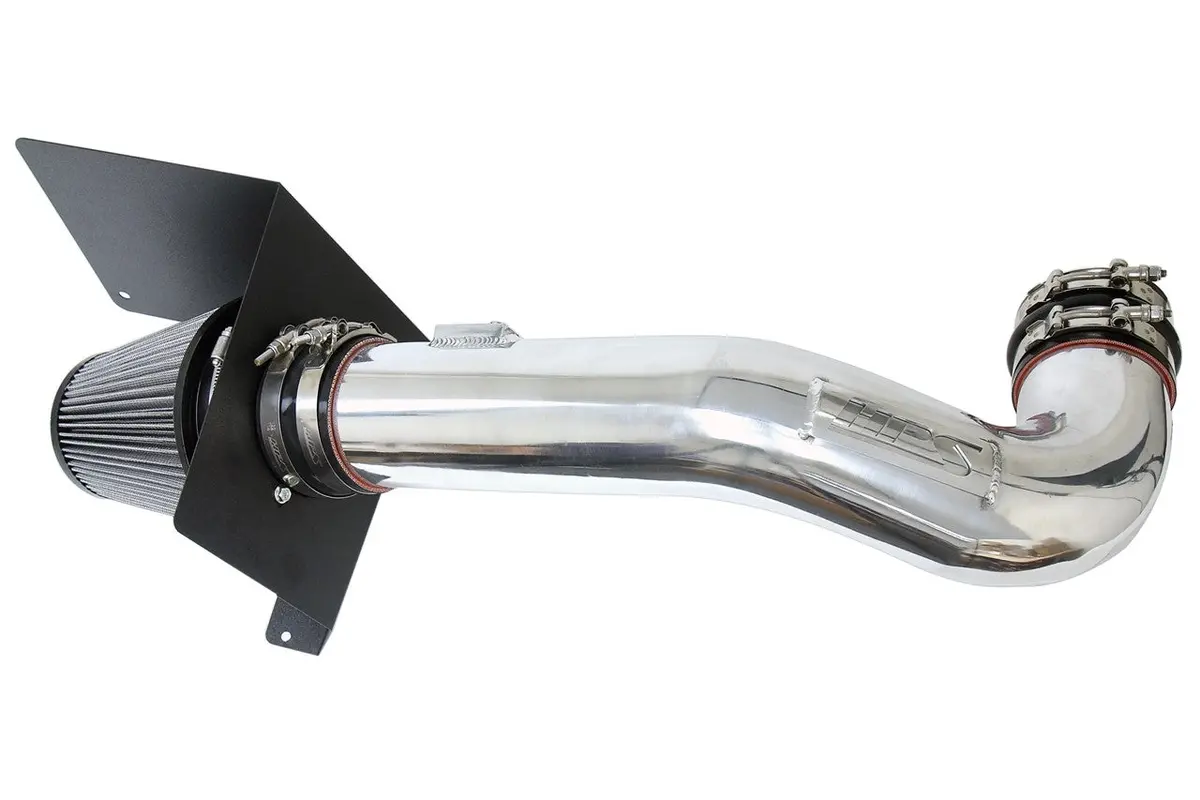 Hps Polish Shortram Air Intake Heat Shield Kit 09-14 Gm Truck Suv V8 Escalade Tahoe Yukon 1
