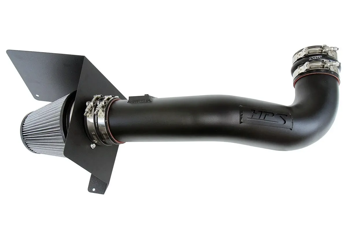 Hps Black Shortram Air Intake Heat Shield Kit 09-14 Gm Truck Suv V8 Escalade Tahoe Yukon 1