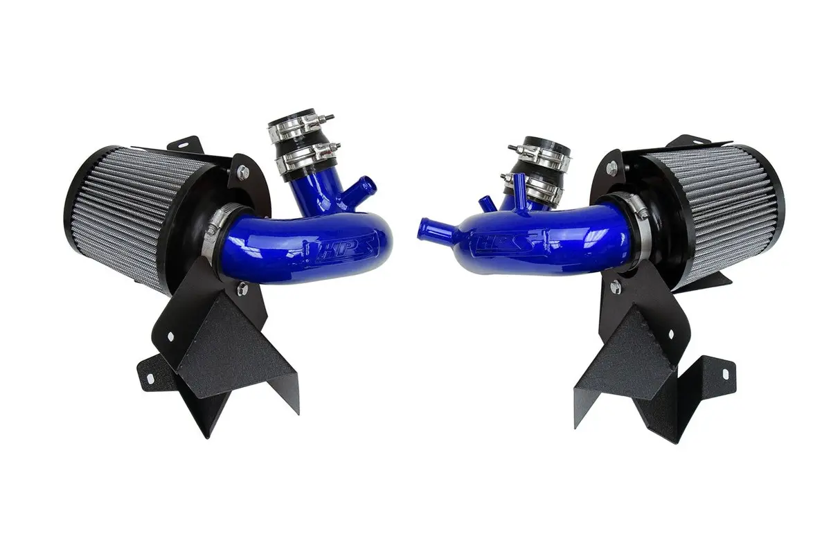 Hps Blue Shortram Air Intake Heat Shield Kit 18-24 Kia Stinger 3.3L V6 Twin Turbo Ck 1