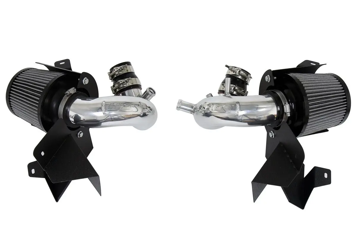 Hps Polish Shortram Air Intake Heat Shield Kit 18-24 Kia Stinger 3.3L V6 Twin Turbo Ck 1