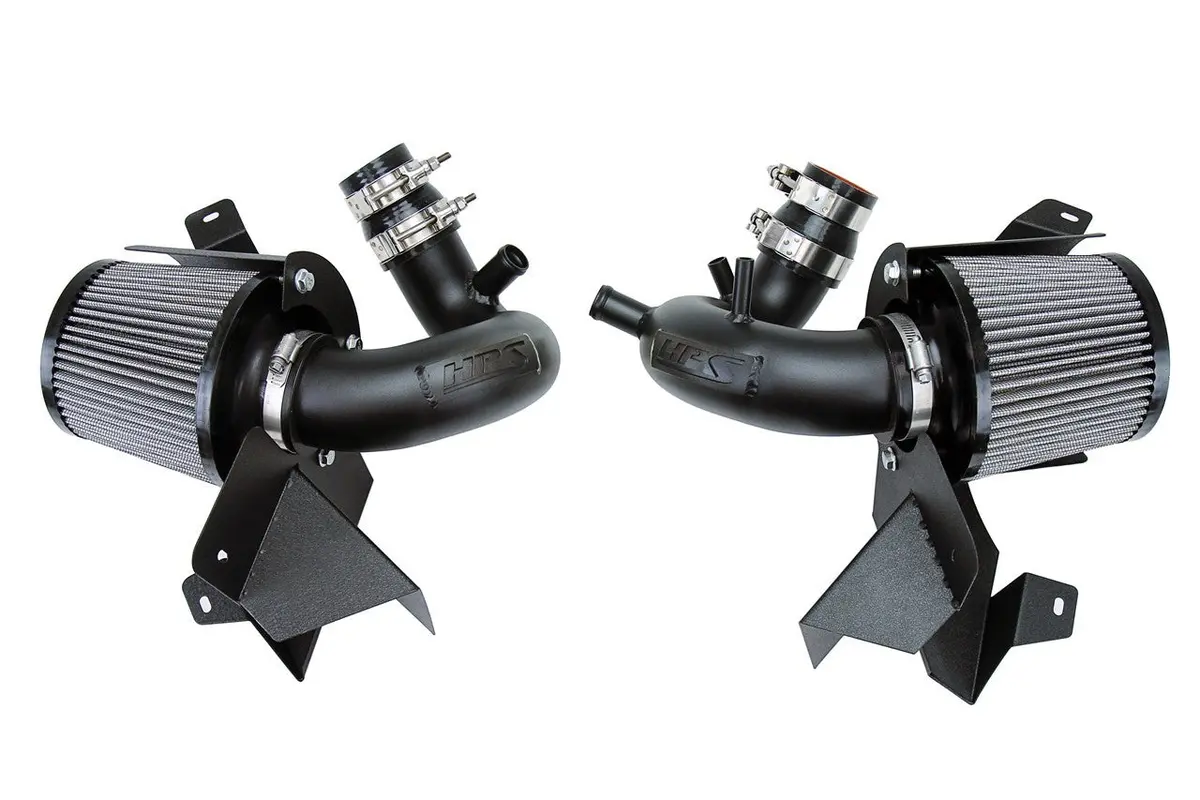 Hps Black Shortram Air Intake Heat Shield Kit 18-24 Kia Stinger 3.3L V6 Twin Turbo Ck 1