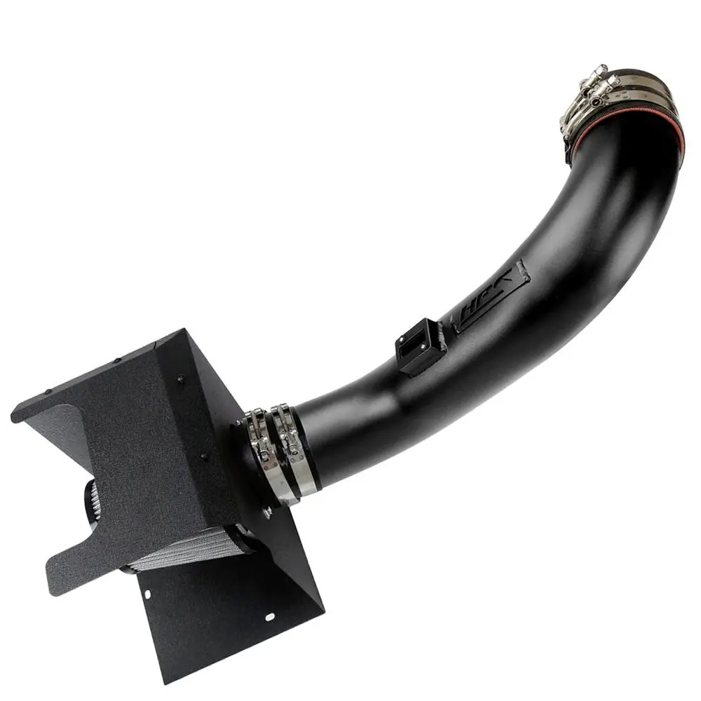 Hps Black Shortram Air Intake Heat Shield Kit For 17-19 Silverado Sierra 2500Hd 3500Hd 6.6L Duramax L5p 1