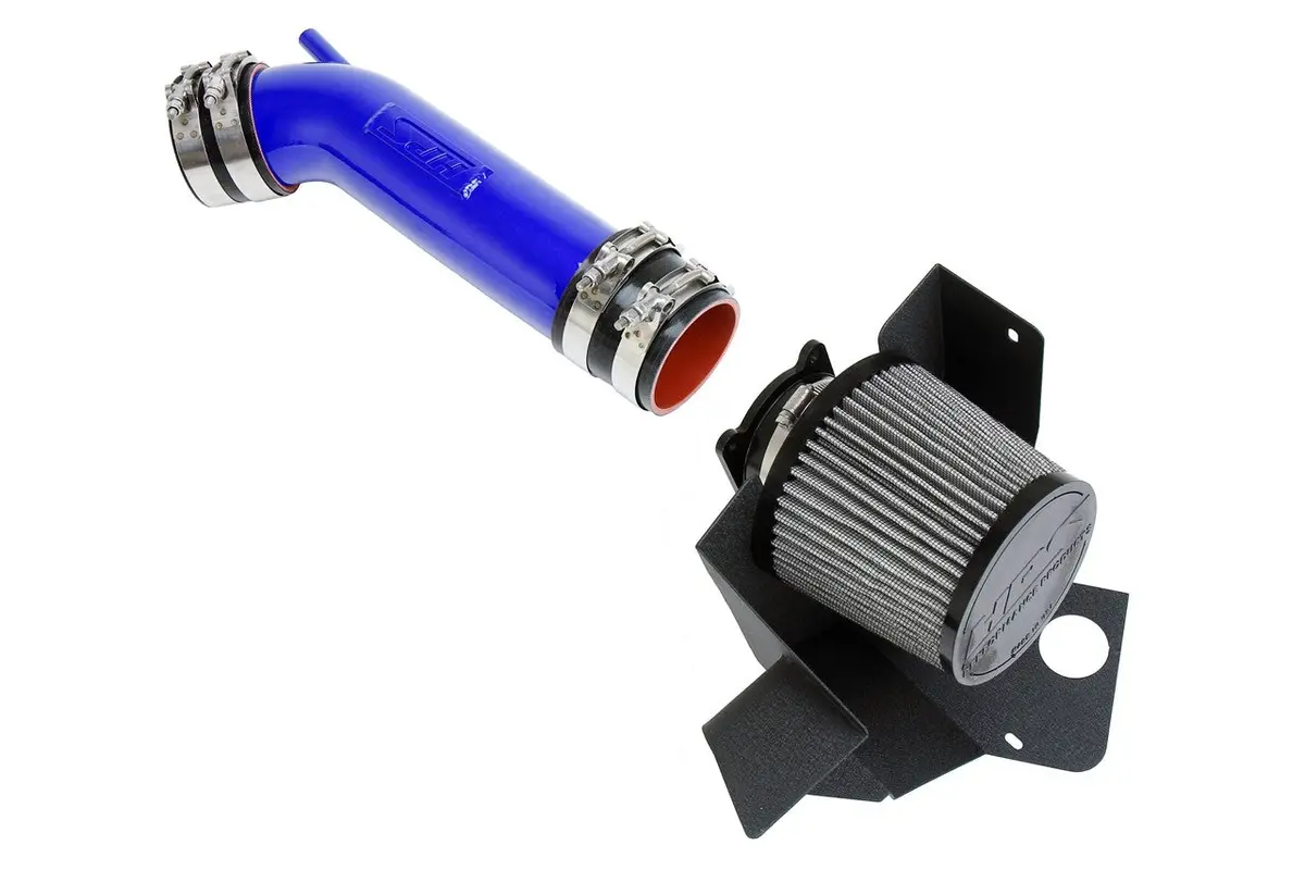 Hps Blue Shortram Air Intake Heat Shield Kit For 03-07 Infiniti G35 Coupe 3.5L V6 1
