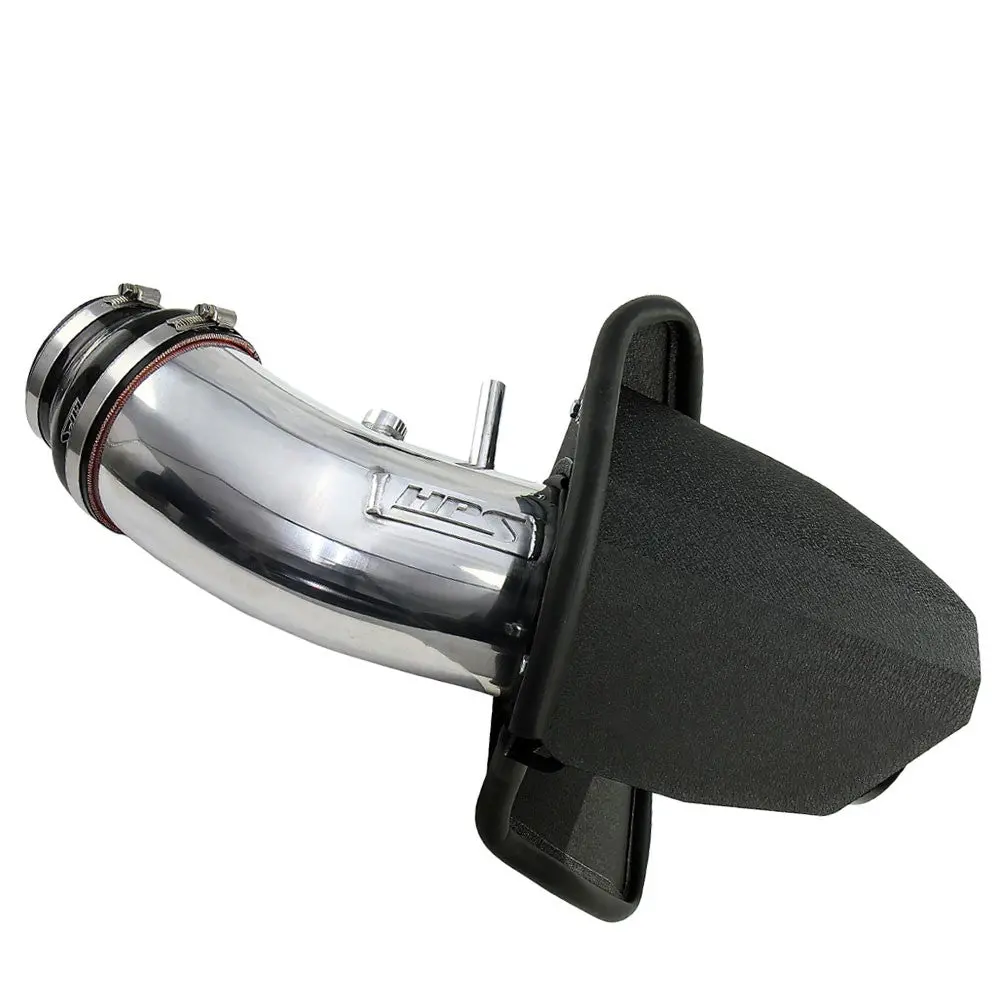 Hps Polish Shortram Air Intake Heat Shield Kit For 19-23 Dodge Charger Srt Hellcat 6.2L 1