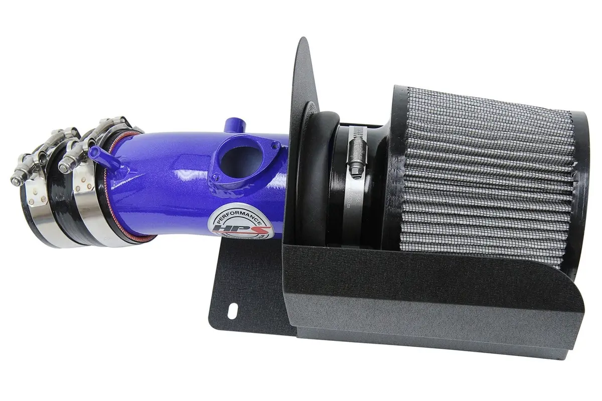 Hps Blue Shortram Air Intake Heat Shield Kit For 13-18 Mazda Mazda3 2.0L Skyactiv 1