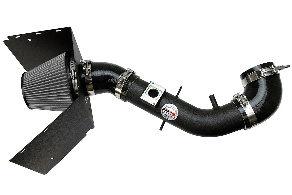 Hps Black Shortram Air Intake Heat Shield Kit For 03-04 Toyota 4Runner 4.7L V8 1
