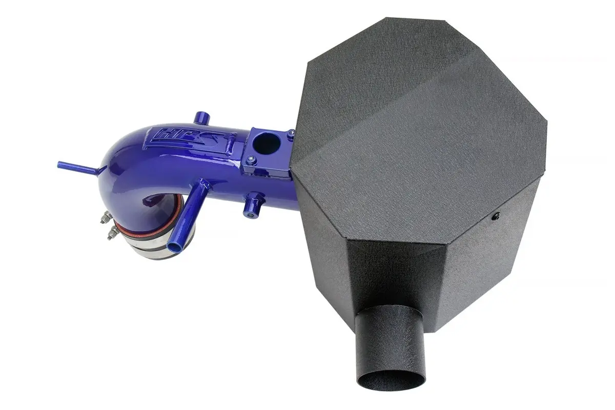 Hps Blue Shortram Air Intake With Heat Shield For 12-17 Toyota Camry 2.5L Xv50 2