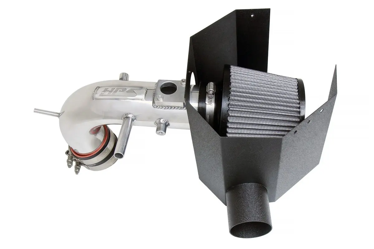 Hps Polish Shortram Air Intake With Heat Shield For 12-17 Toyota Camry 2.5L Xv50 1