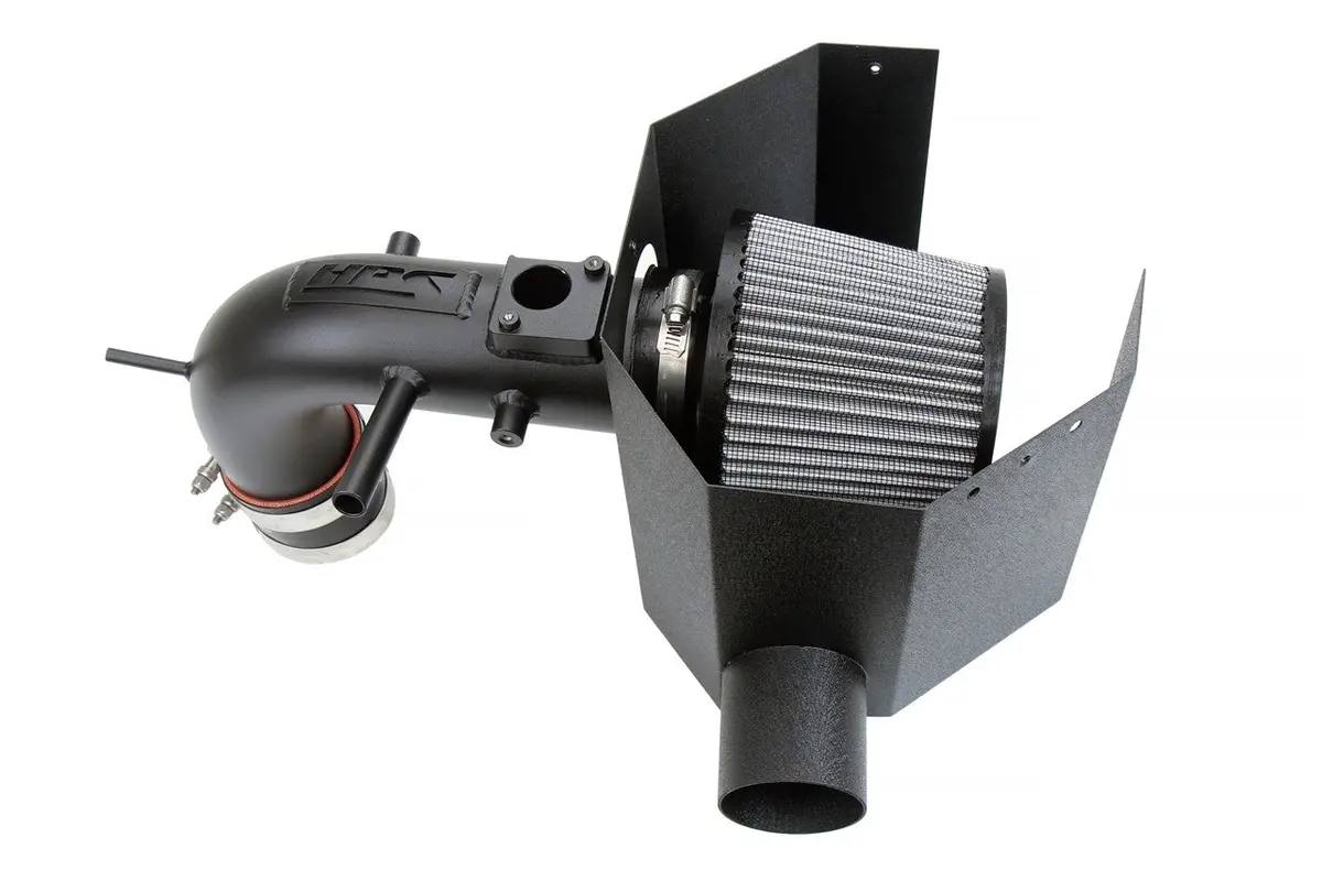Hps Black Shortram Air Intake With Heat Shield For 12-17 Toyota Camry 2.5L Xv50 1