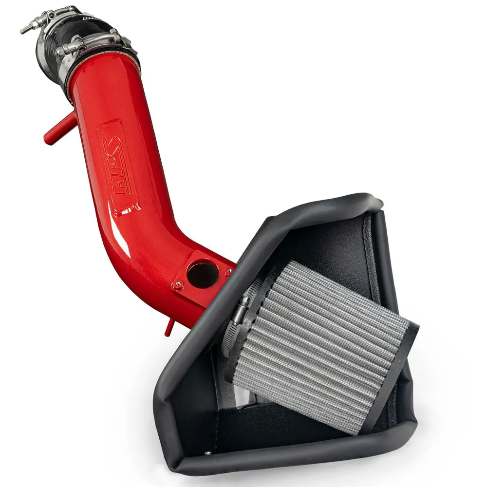 Hps Red Shortram Air Intake Heat Shield Kit For 18-24 Toyota Camry 3.5L V6 Xv70 1