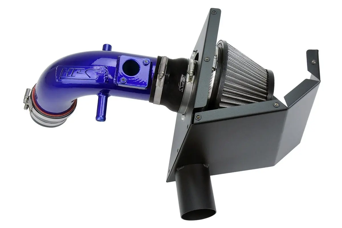 Hps Blue Shortram Air Intake Heat Shield Kit For 07-09 Toyota Camry 2.4L Xv40 1