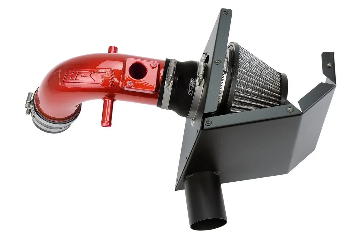 Hps Red Shortram Air Intake Heat Shield Kit For 07-09 Toyota Camry 2.4L Xv40 1
