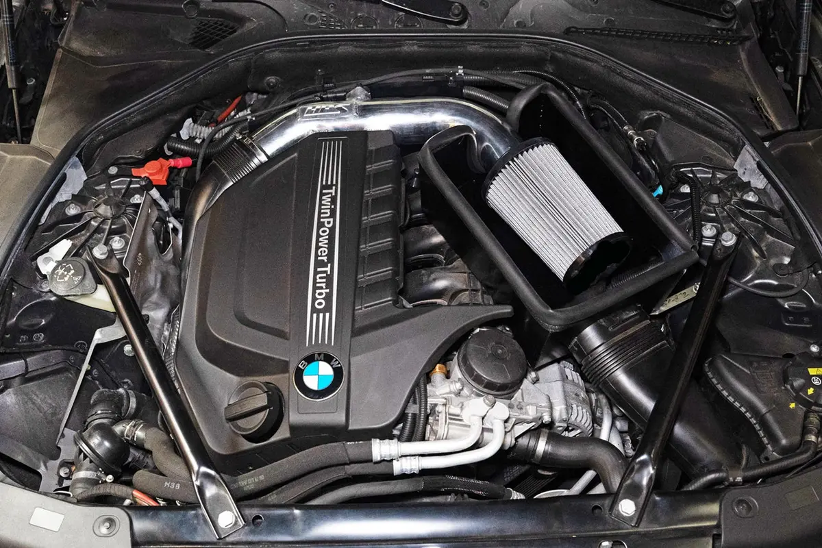 Hps Blue Shortram Air Intake Heat Shield Kit For 12-19 Bmw 640I Gran Coupe Turismo 3.0L N55 Turbo F06/F12/F13 2