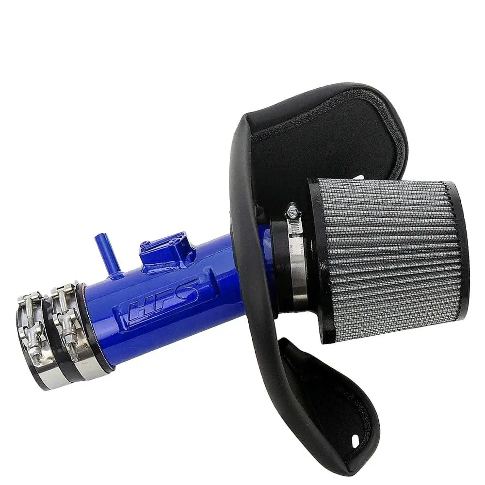 Hps Blue Shortram Air Intake Heat Shield Kit For 10-14 Acura Tsx 3.5L V6 Cu4 1