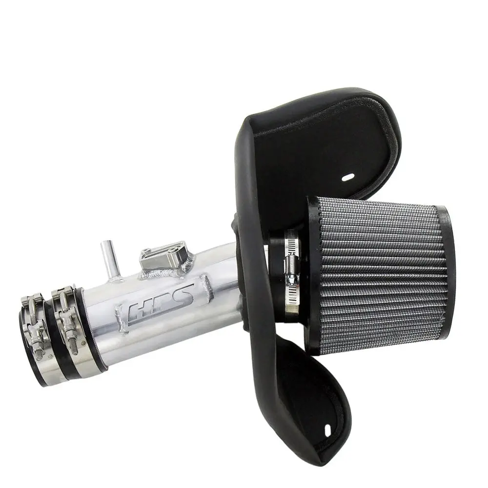 Hps Polish Shortram Air Intake Heat Shield Kit For 10-14 Acura Tsx 3.5L V6 Cu4 1