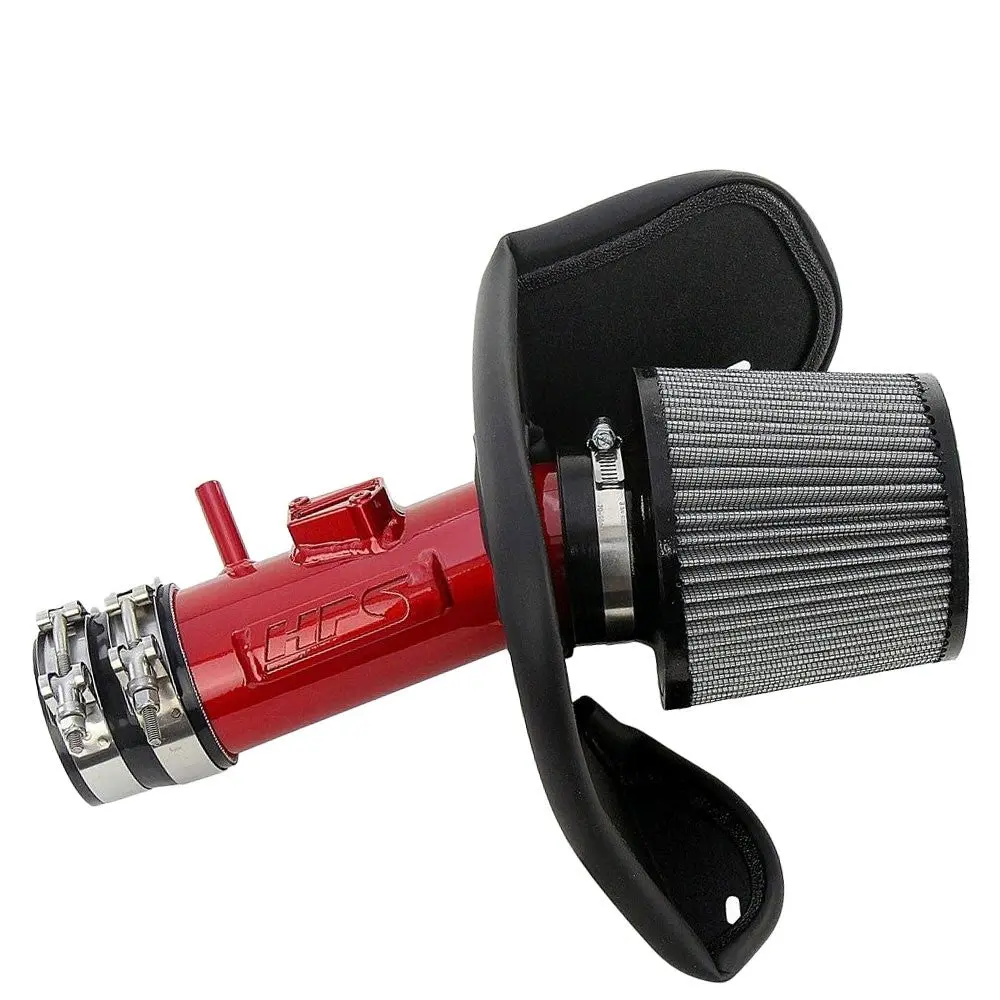 Hps Red Shortram Air Intake Heat Shield Kit For 10-14 Acura Tsx 3.5L V6 Cu4 1