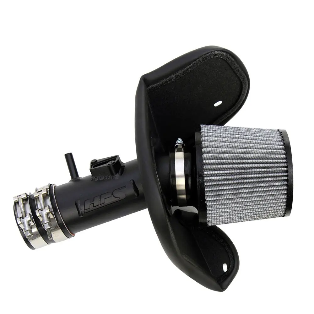 Hps Black Shortram Air Intake Heat Shield Kit For 10-14 Acura Tsx 3.5L V6 Cu4 1