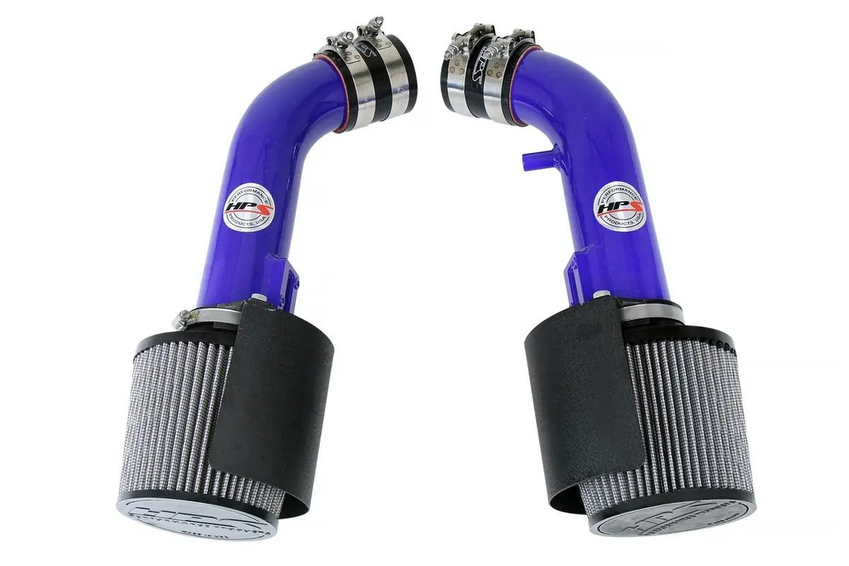 Hps Blue Shortram Air Intake Heat Shield Kit For 08-13 Infiniti G37 / 09-22 Nissan 370Z 3.7L V6 Z34 1