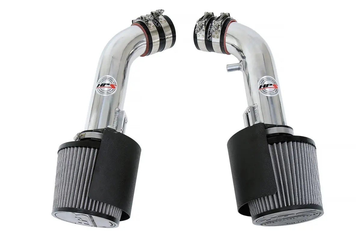 Hps Polish Shortram Air Intake Heat Shield Kit For 08-13 Infiniti G37 / 09-22 Nissan 370Z 3.7L V6 Z34 1