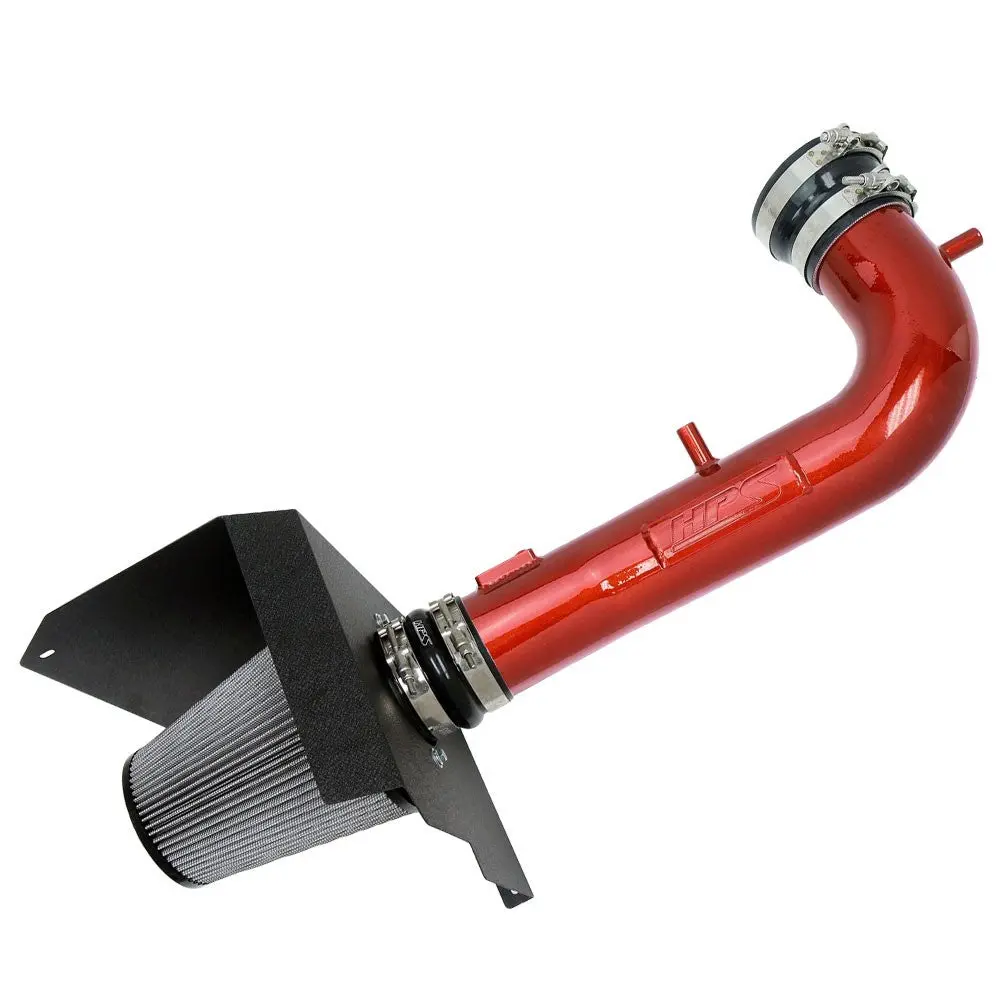 Hps Red Shortram Air Intake Heat Shield Kit For 14-18 Chevrolet Silverado / Gmc Sierra 1500 / 18-20 Yukon 6.2L V8 1