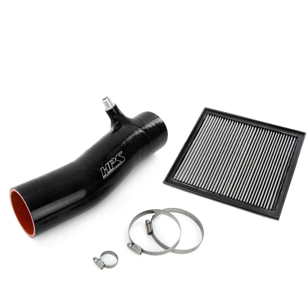 Hps Black Silicone Post Maf Air Intake Hose With Drop In Filter For 16-23 Toyota Tacoma 3.5L V6 With Trd Airbox 1
