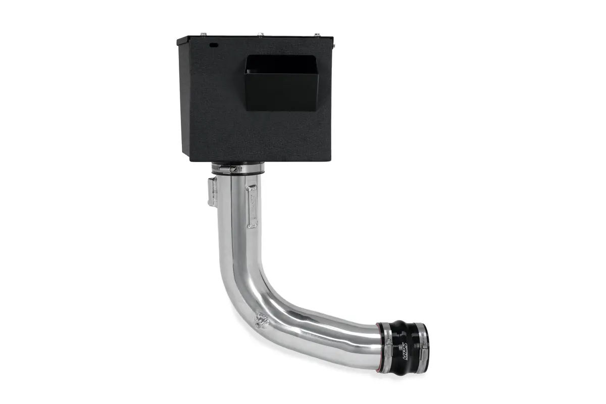 Hps Polish Aluminum Shortram Air Intake Kit W/Heat Shield For 22-26 Subaru Wrx 2.4L Turbo Vb 1