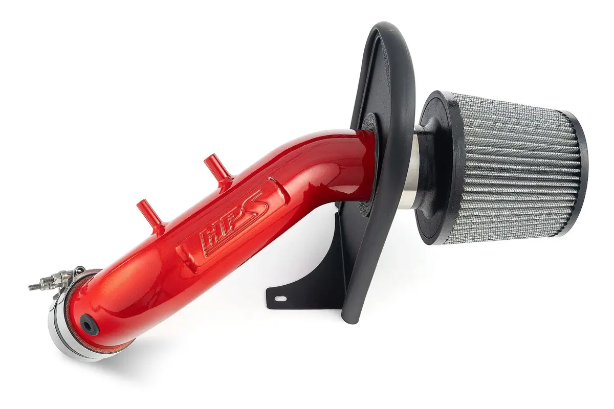 Hps Red Shortram Air Intake Heat Shield Kit For 04-08 Acura Tsx 2.4L / 03-07 Honda Accord 2.4L 1