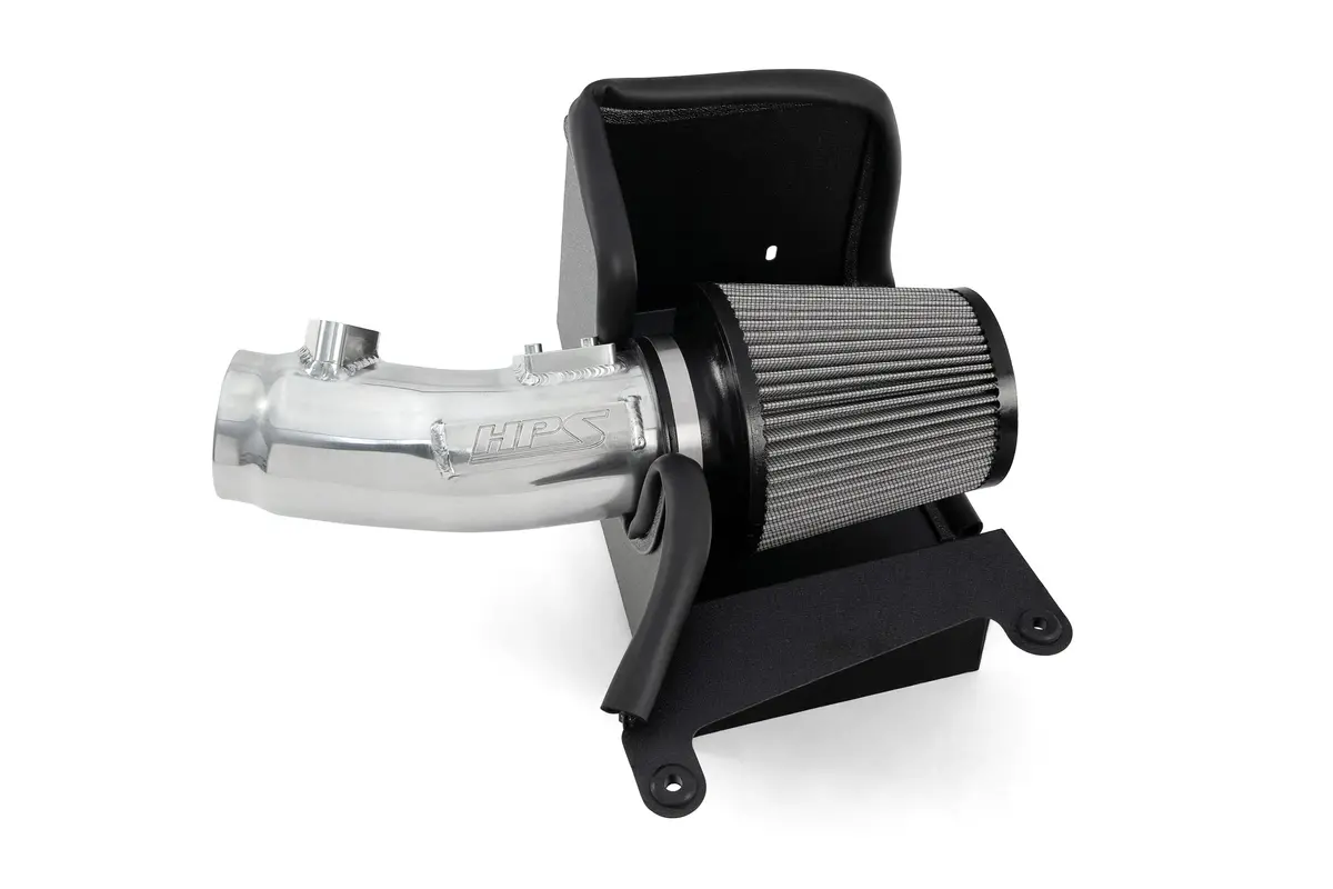 Hps Polish Shortram Air Intake Kit With Heat Shield For 24+ Acura Integra Type-S / 23+ Honda Civic Type-R 2.0L Turbo 1
