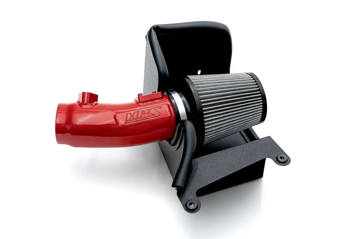 Red Shortram Air Intake With Heat Shield For 24+ Acura Integra Type-S / 23+ Honda Civic Type-R 2.0L Turbo 1