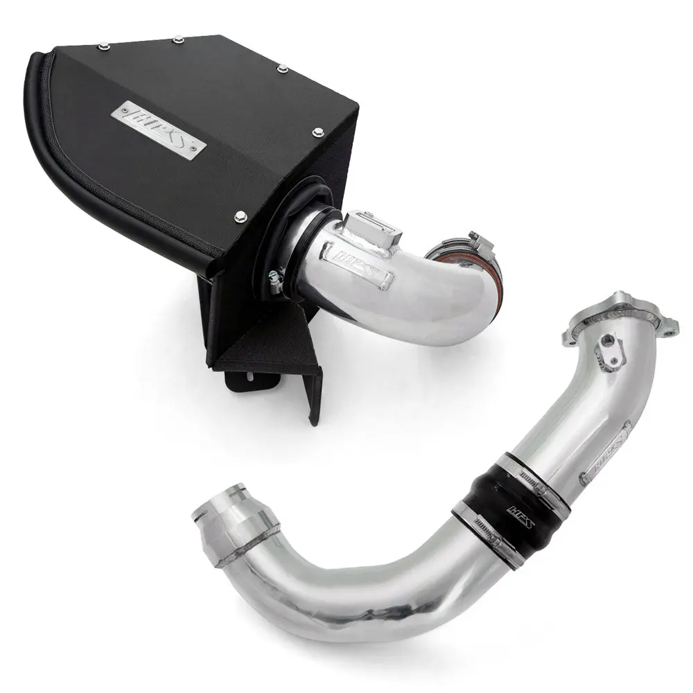 Hps Polish Charge Pipe + Shortram Air Intake For 19+ Bmw 1/2/4-Series 2.0L B48 Turbo 1