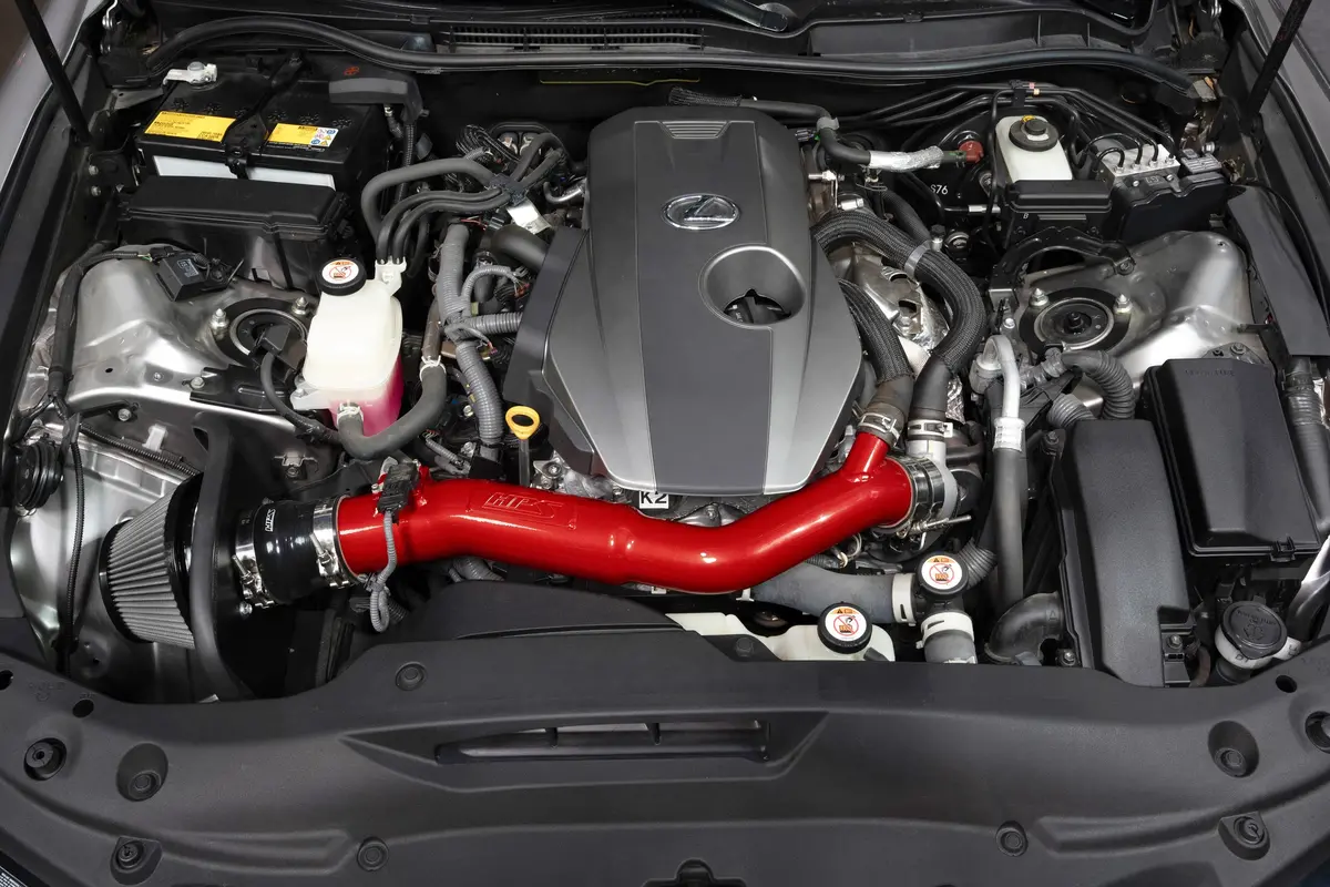 Hps Red Shortram Air Intake Heat Shield Kit For 21-25 Lexus Is300 2.0L Turbo Xe30 2
