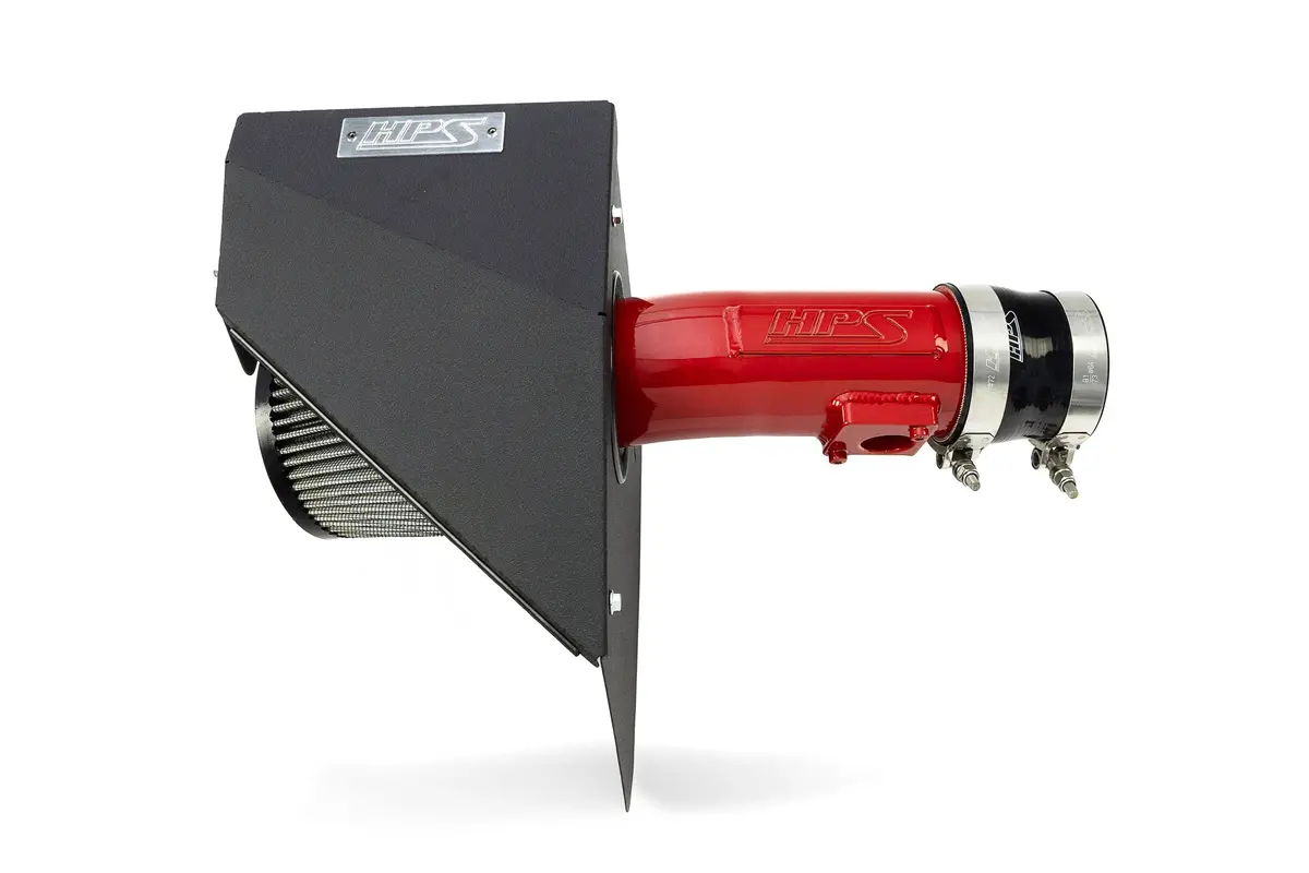Hps Red Shortram Air Intake Heat Shield Kit For 08-14 Subaru Impreza Wrx Sti 2.5L Turbo Ge Gh Gv Gr 1