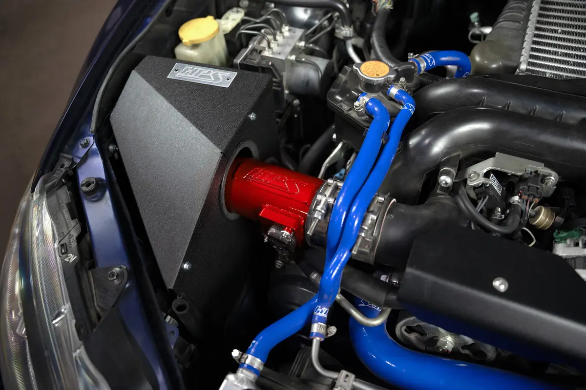 Hps Red Shortram Air Intake Heat Shield Kit For 08-14 Subaru Impreza Wrx Sti 2.5L Turbo Ge Gh Gv Gr 2