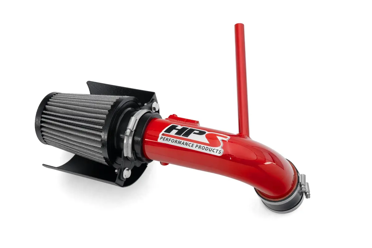 Hps Red Shortram Air Intake Heat Shield Kit For 10-15 Prius / 12-17 Prius V 1.8L Hybrid 1