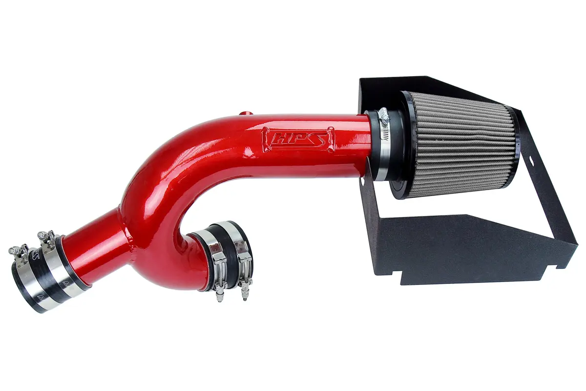 Hps Red Shortram Air Intake Heat Shield Kit For 17-25 Ford F-150 / Raptor & 18-24 Expedition 3.5L 1