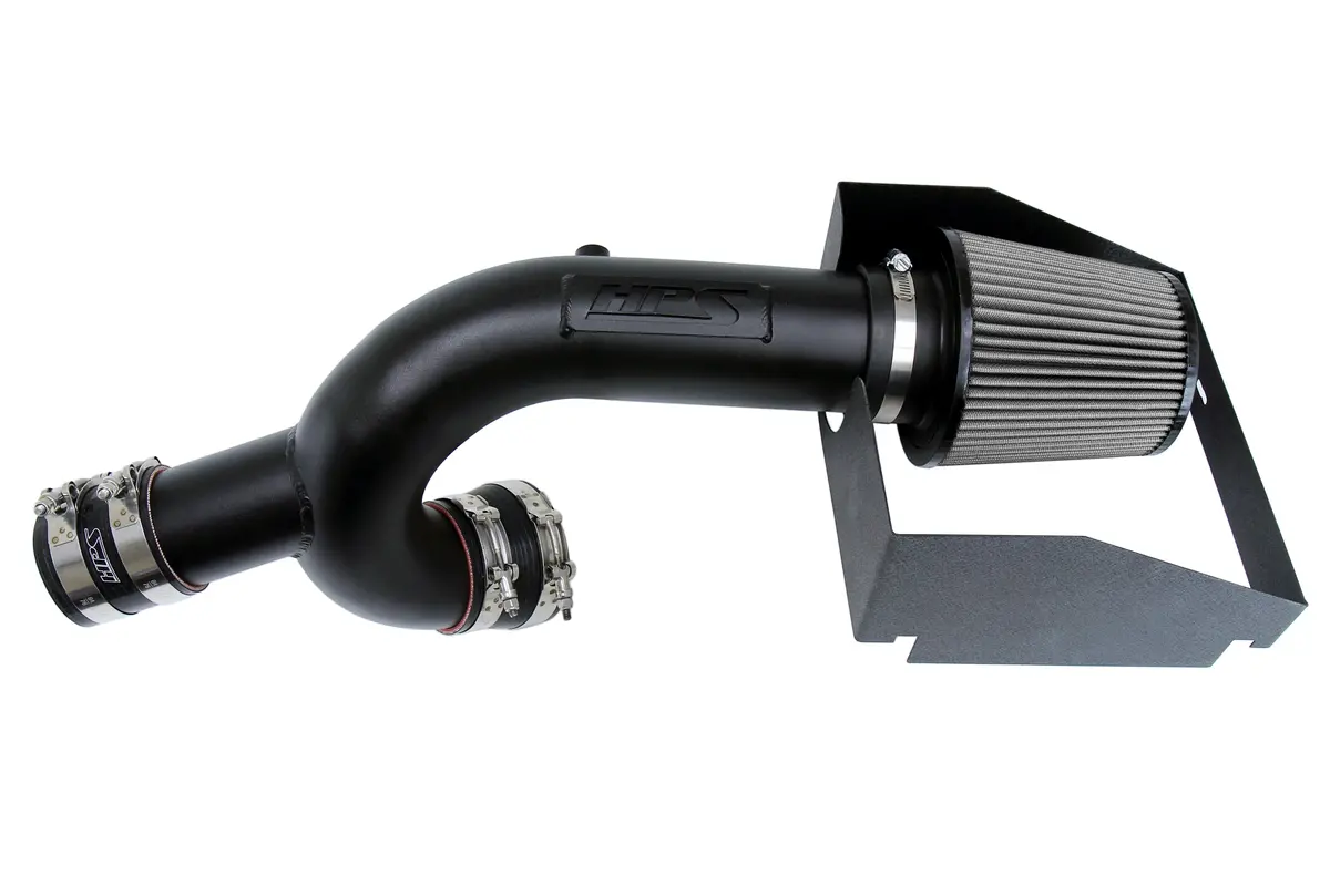 Hps Black Shortram Air Intake Heat Shield Kit For 17-25 Ford F-150 / Raptor & 18-24 Expedition 3.5L 1