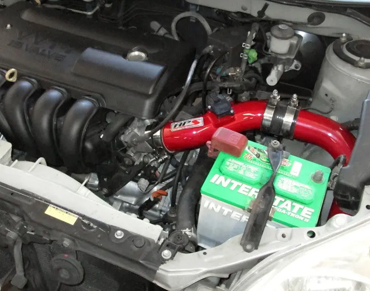Hps Red Cold Air Intake Kit (Converts Shortram) For 03-04 Corolla / Matrix Xr / Vibe 1.8L 1Zz-Fe 2