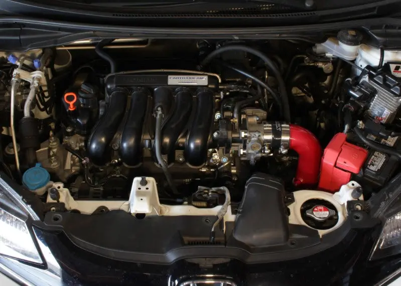 Hps Red Cold Air Intake Kit (Converts Shortram) For 15-20 Honda Fit 1.5L Manual 2