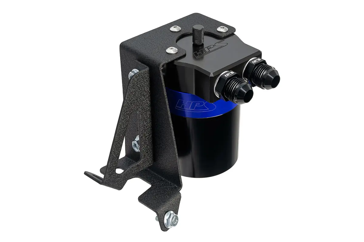 Hps Blue 5Fl Oz Aluminum Oil Catch Can Tank Mount Bracket Kit 10-23 Lexus Gx460 4.6L J150 1