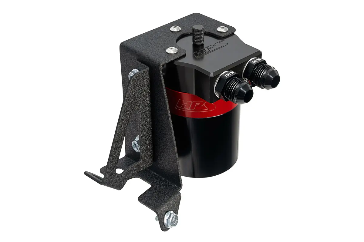 Hps Red 5Fl Oz Aluminum Oil Catch Can Tank Mount Bracket Kit 10-23 Lexus Gx460 4.6L J150 1