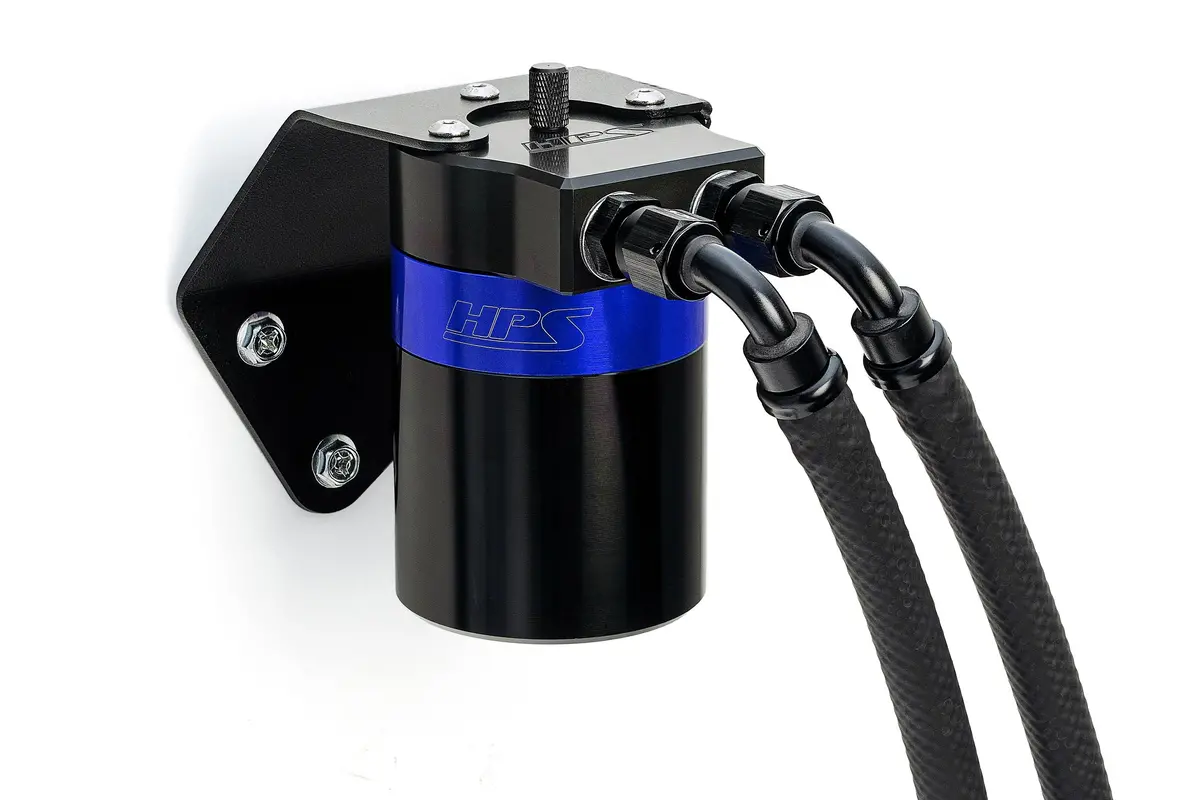 Hps Blue 5Fl Oz Aluminum Oil Catch Can Tank Mount Bracket Kit 15-19 Subaru Legacy Bn / Outback Bs 1