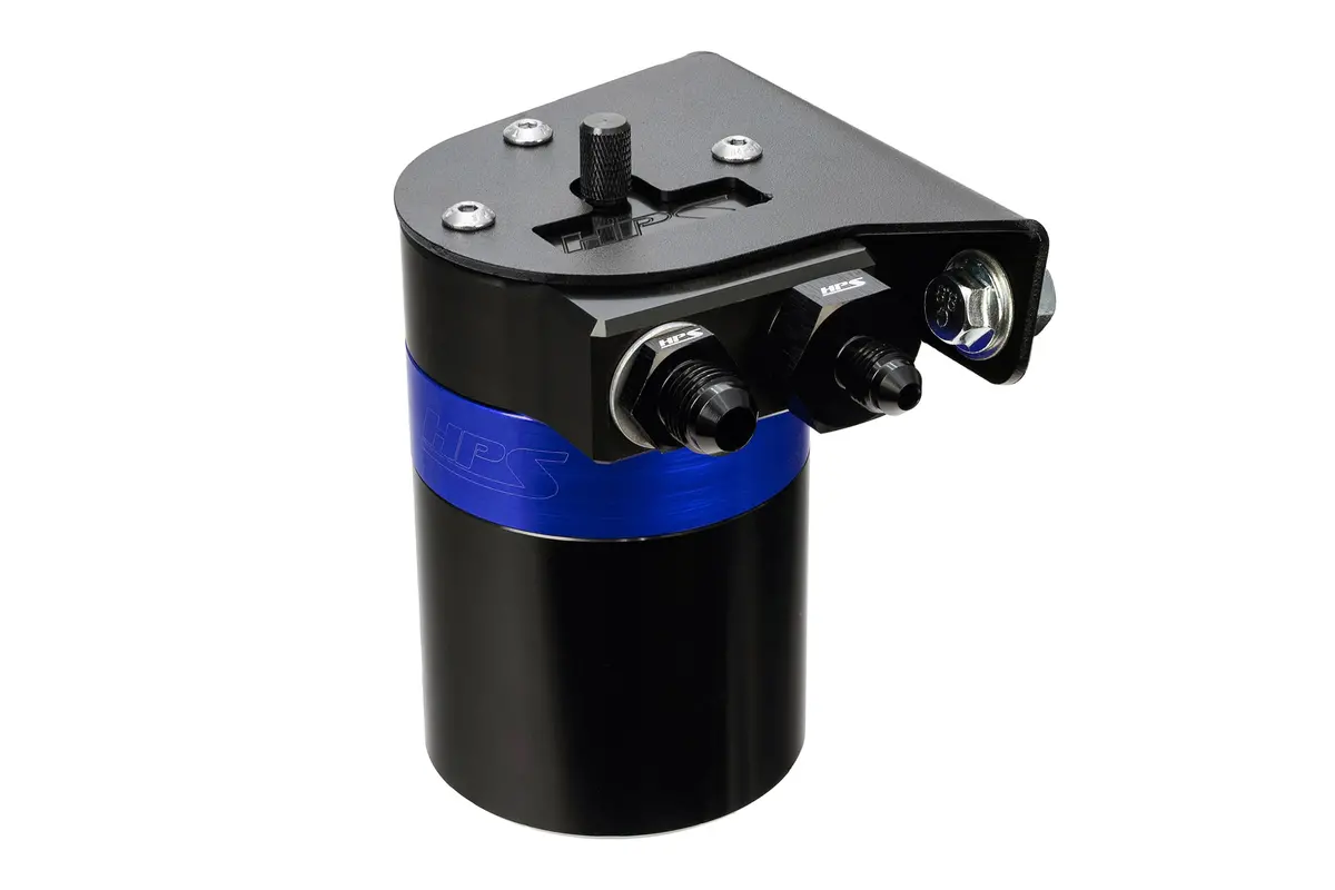 Hps Blue 5Fl Oz Aluminum Oil Catch Can Tank Mount Bracket Kit 10-24 Toyota 4Runner 4.0 V6 N280 1
