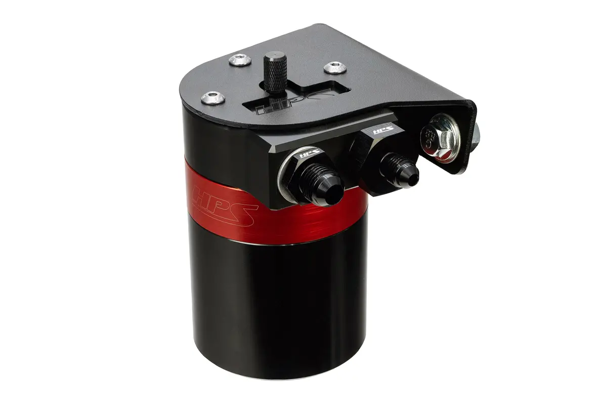 Hps Red 5Fl Oz Aluminum Oil Catch Can Tank Mount Bracket Kit 10-24 Toyota 4Runner 4.0 V6 N280 1