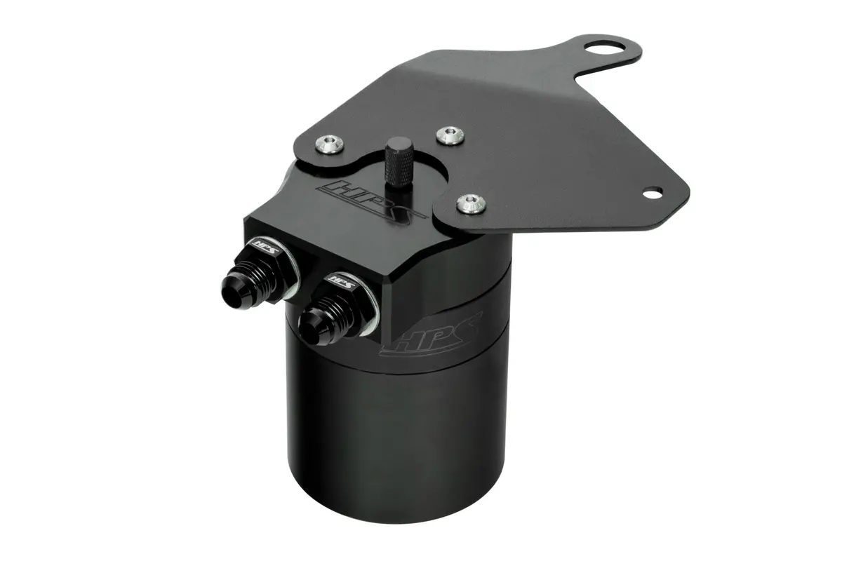 Hps Black 5Fl Oz Aluminum Oil Catch Can Tank Mount Bracket Kit 21-25 Acura Tlx 2.0L Turbo Ub5/6 1