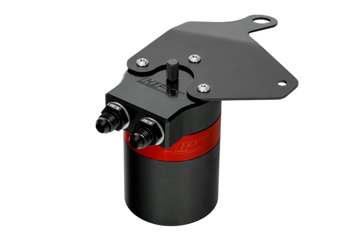 Hps Red 5Fl Oz Aluminum Oil Catch Can Tank Mount Bracket Kit 21-25 Acura Tlx 2.0L Turbo Ub5/6 1