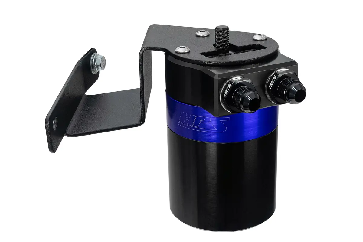 Hps Blue 5Fl Oz Aluminum Oil Catch Can Tank Mount Bracket Kit 09-14 Acura Tsx 2.4L Cu2 1