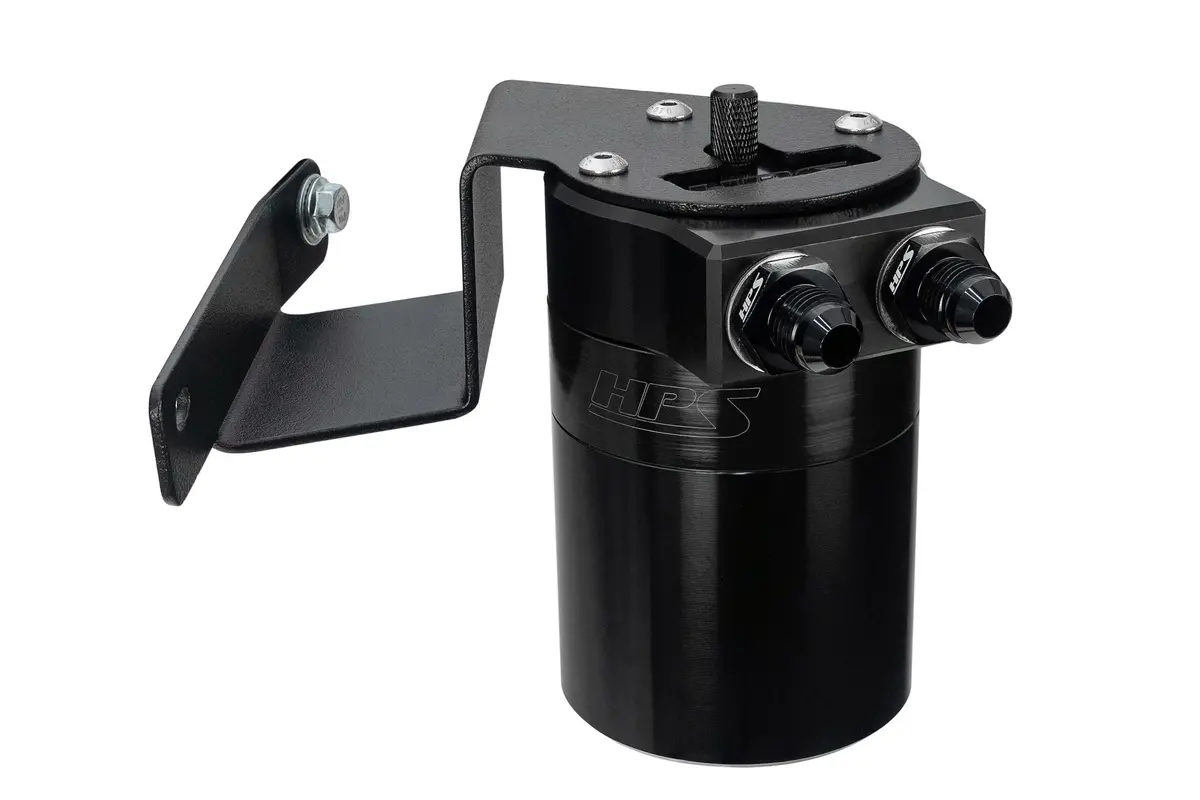 Hps Black 5Fl Oz Aluminum Oil Catch Can Tank Mount Bracket Kit 09-14 Acura Tsx 2.4L Cu2 1