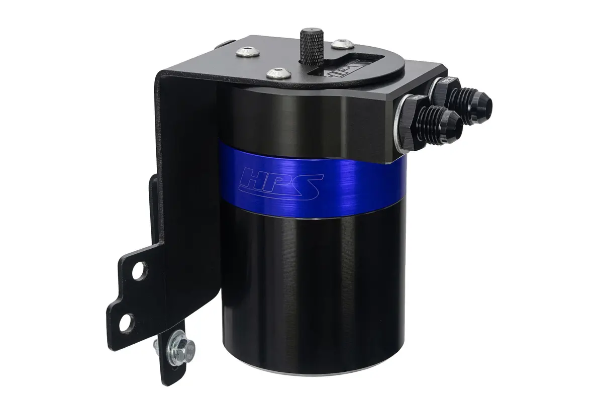 Hps Blue 5Fl Oz Aluminum Oil Catch Can Tank Mount Bracket Kit 22+ Acura Mdx Type-S 3.0T Yd8 1