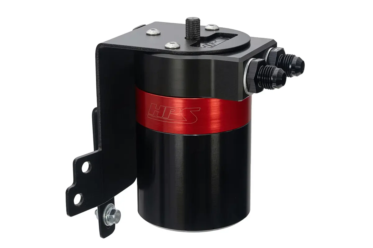 Hps Red 5Fl Oz Aluminum Oil Catch Can Tank Mount Bracket Kit 22+ Acura Mdx Type-S 3.0T Yd8 1