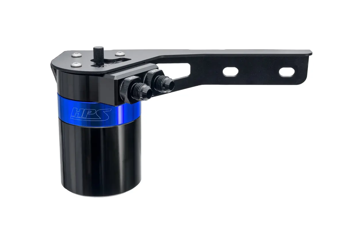 Hps Blue 5Fl Oz Aluminum Oil Catch Can Tank Mount Bracket Kit 19+ Acura Rdx 2.0T 1